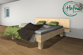 3D-Planung Bett